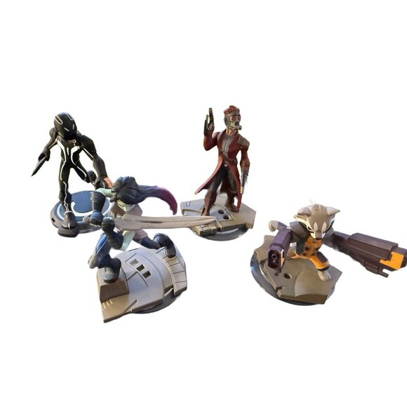 Disney Other - LOT Bundle - 4 DISNEY Figures Character MARVEL